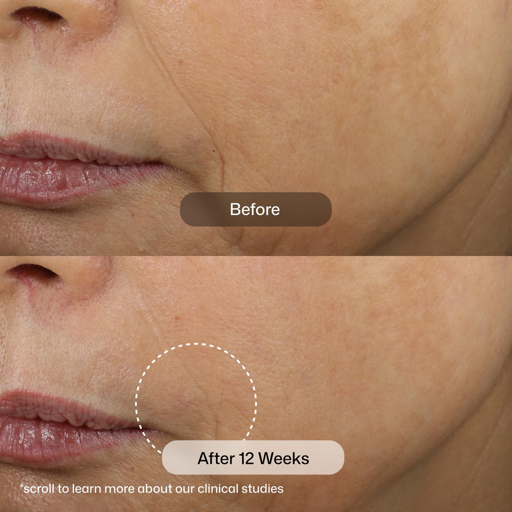 Revision Skincare close-up of cream texture highlighting hydration delivery