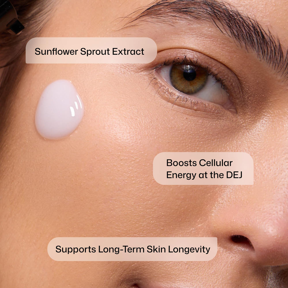 Revision Skincare serum texture close-up showing lightweight hydrating finish