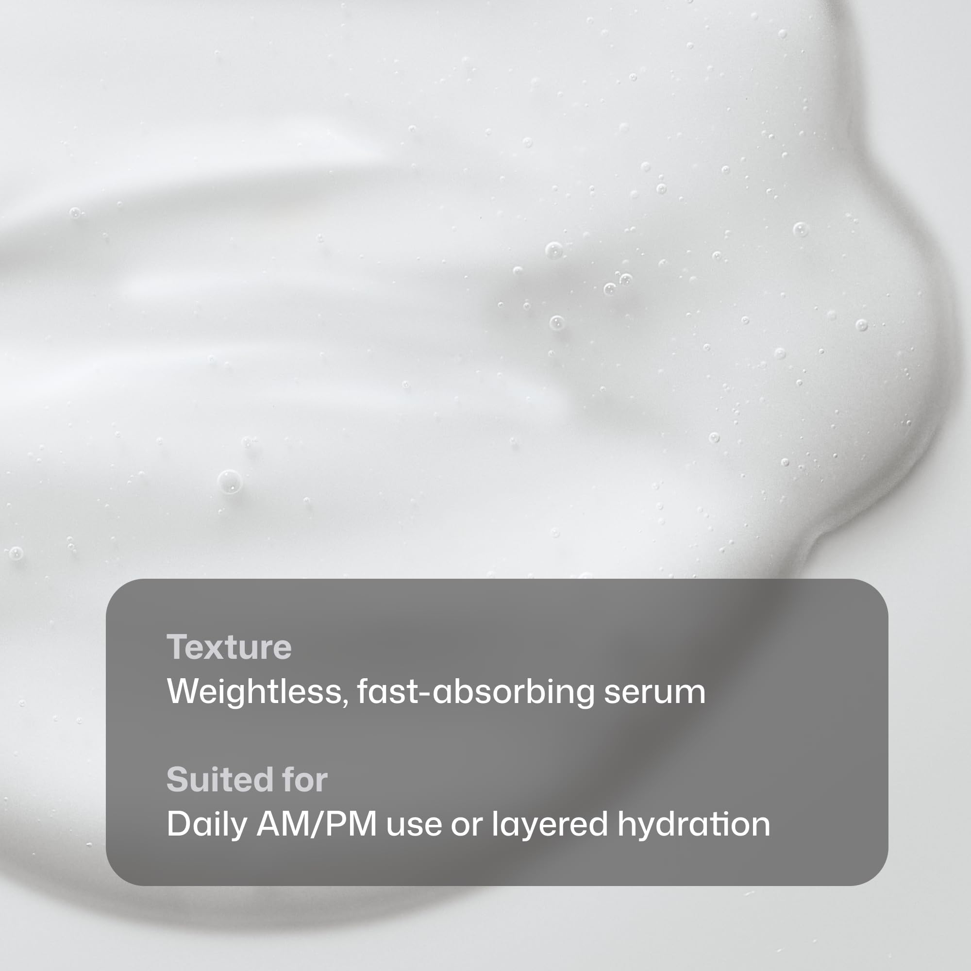 Revision Skincare before-and-after on dry skin showing improved smoothness and reduced tightness