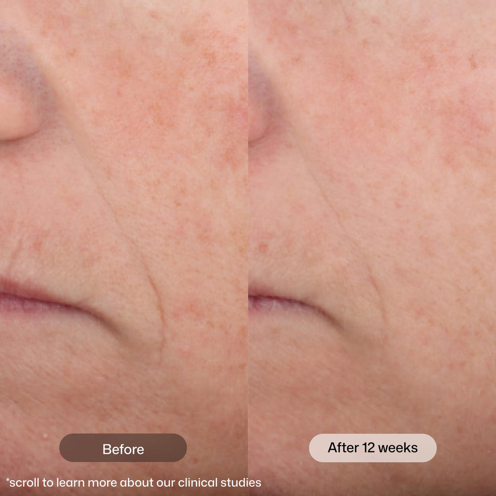 Revision Skincare texture close-up displaying clear lightweight formula and hydration