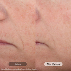 Revision Skincare texture close-up displaying clear lightweight formula and hydration