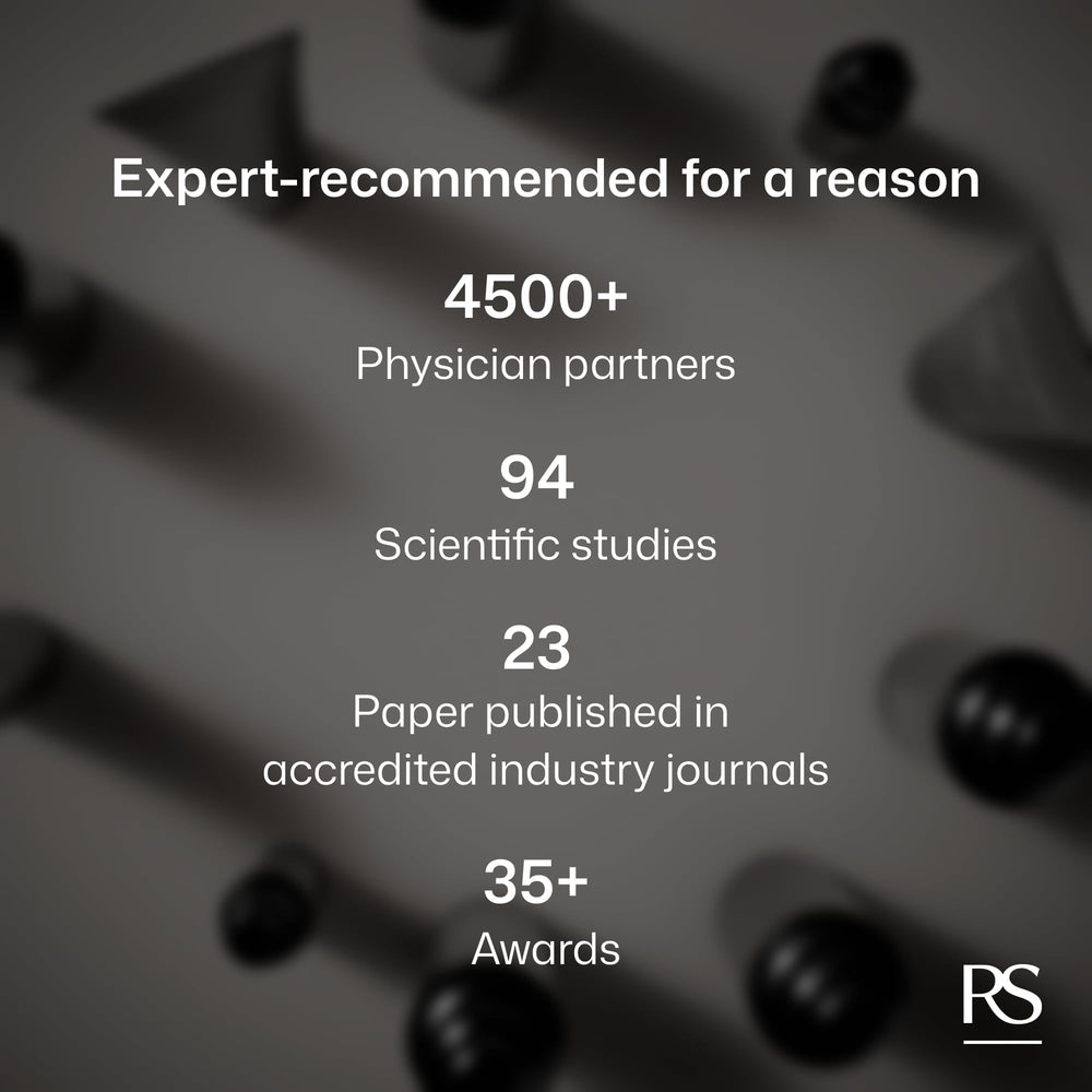 Revision Skincare in a toiletry bag conveying portability for daily sun protection