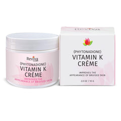 Reviva Labs front packaging showing Vitamin K cream benefits