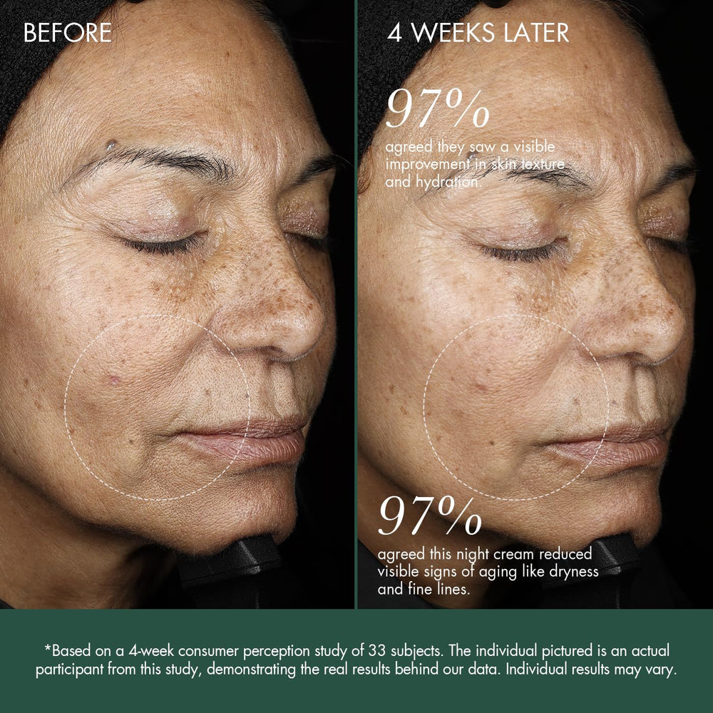RéVive ingredient label highlighting peptide and glycolic acid benefits