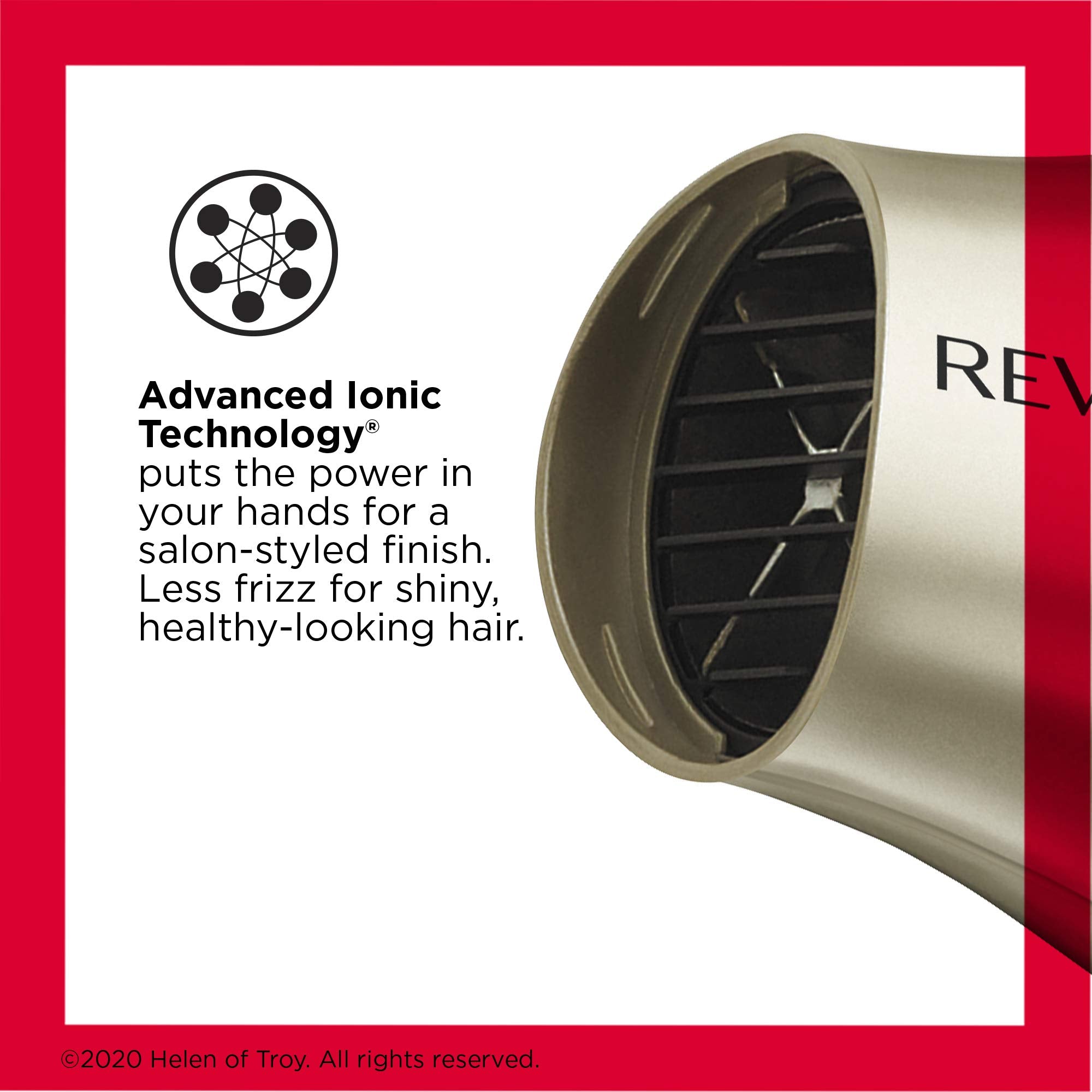 REVLON folded-handle dryer compacted for travel and convenient suitcase storage benefit