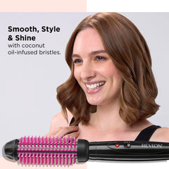 REVLON silicone bristles closeup gentle grip reduces tangles and breakage