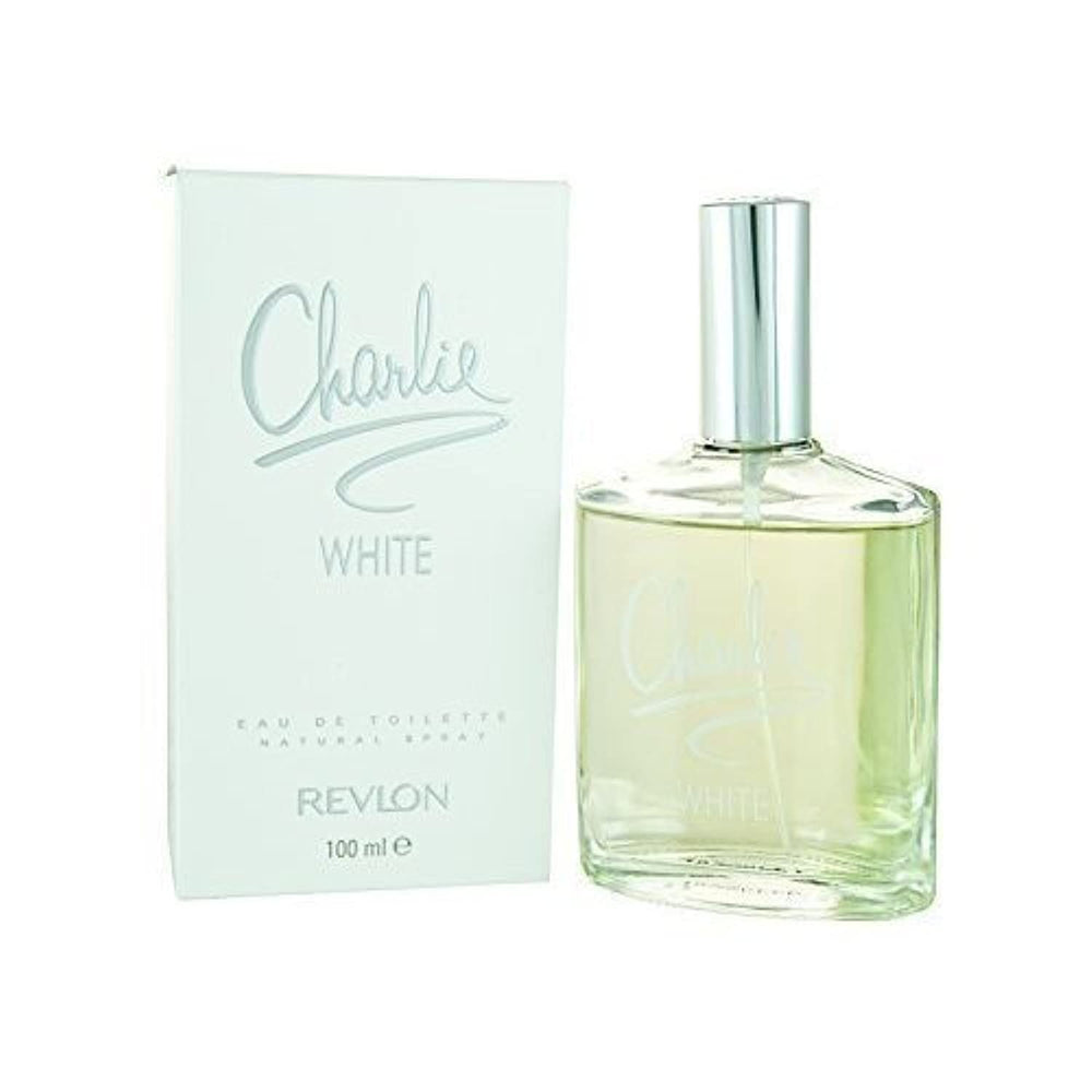 Revlon CHARLIE WHITE front packaging showing boxed 100ml bottle and freshness