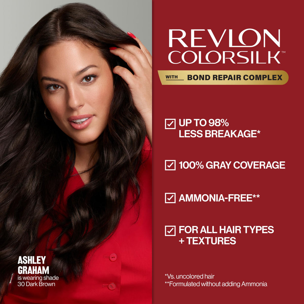 Revlon ColorSilk thick creamy colorant texture highlighting smooth application