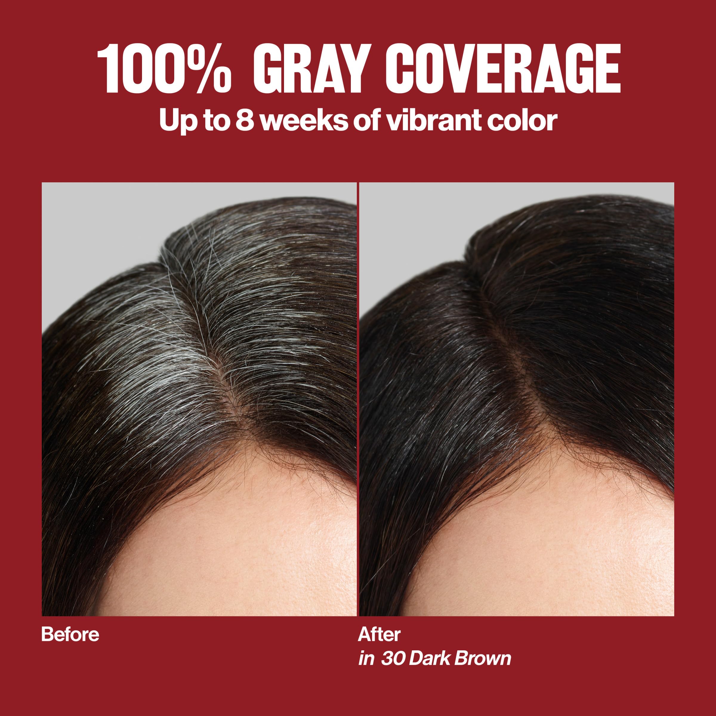 Revlon ColorSilk swatch for 57 Lightest Golden Brown displaying warm golden tone