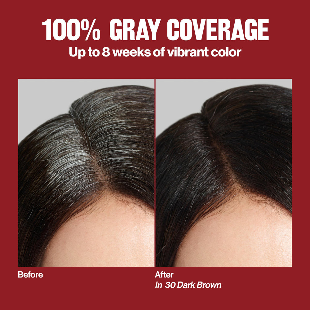 Revlon ColorSilk swatch for 57 Lightest Golden Brown displaying warm golden tone
