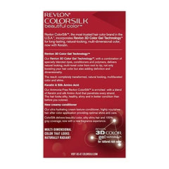 Revlon ColorSilk gel texture close-up highlighting no-drip control and easy application