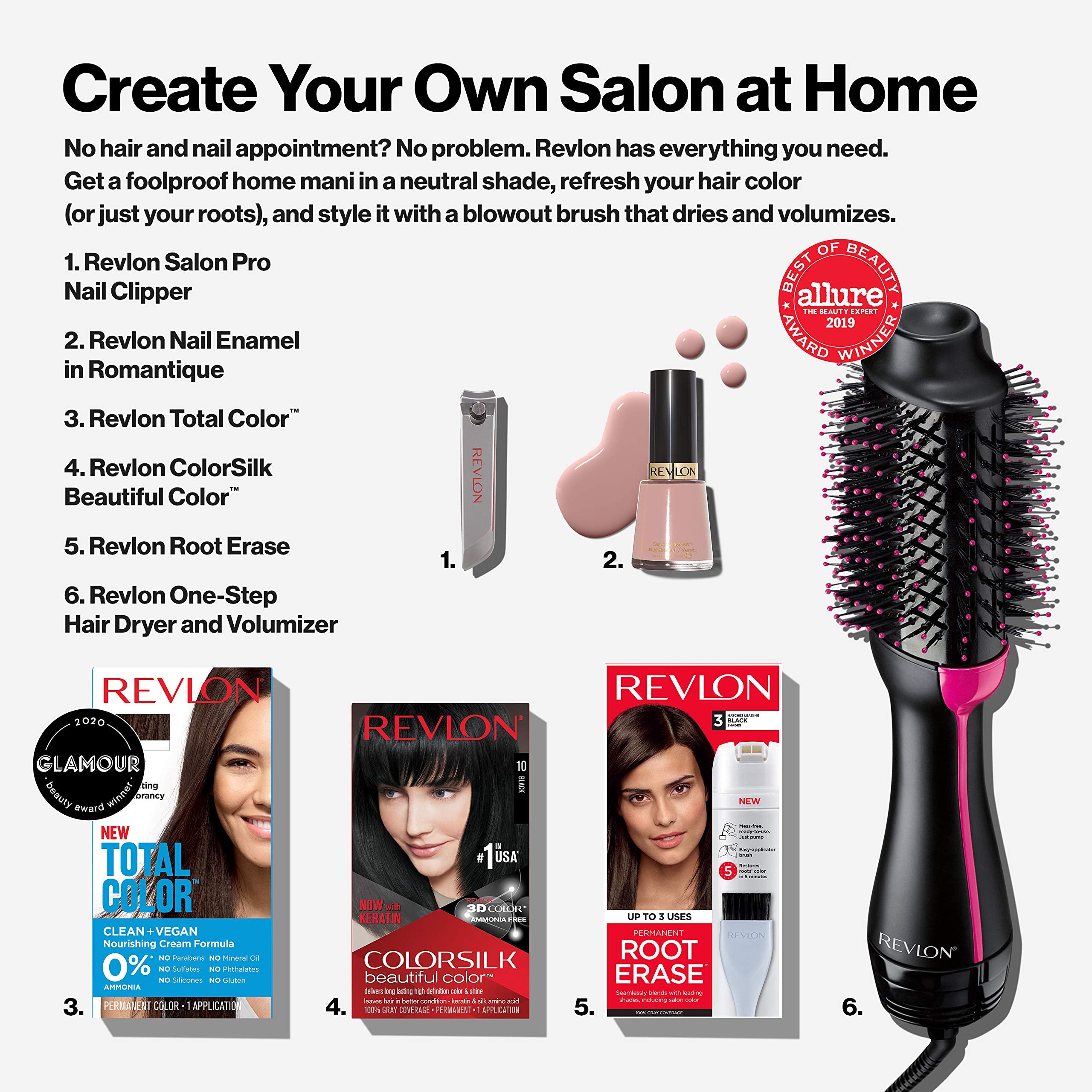 Revlon Colorsilk styled model in home setting illustrating final look