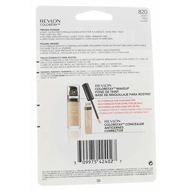 Revlon ColorStay twin pack styled on vanity offering convenient backup and travel benefits