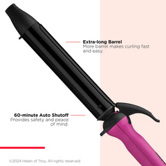 REVLON Easy Heat ceramic tourmaline close-up for even heat and added shine