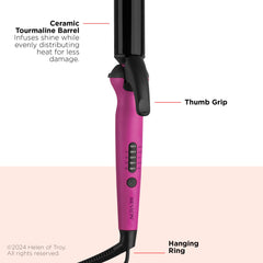 REVLON Easy Heat extra-long barrel detail for faster curling of long hair