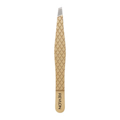 Revlon diamond-coated slant tip closeup showing precise grip and durability