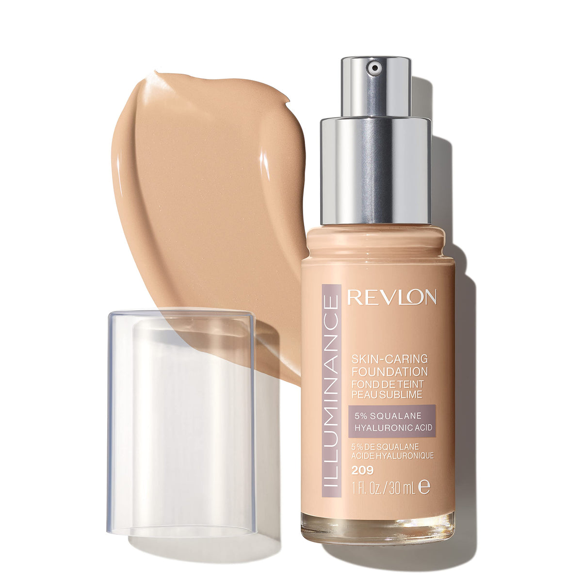 Revlon Illuminance front packaging showing bottle and label, brand provides clear product ID