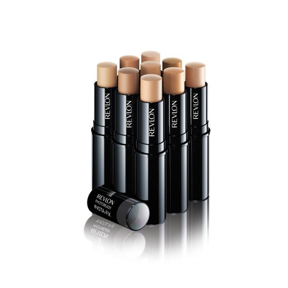 Revlon Insta-Fix in a makeup bag lifestyle shot benefit: convenient touch-ups on the go
