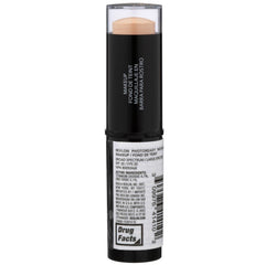 Revlon stick held in hand to show size and easy on-the-go portability benefit