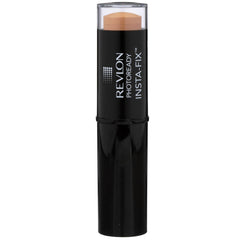 Revlon Insta-Fix creamy texture close-up showing smooth blendability benefit: seamless finish