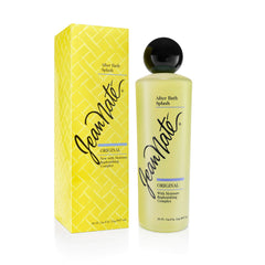 REVLON Jean Nate bottle front view showing size and citrus scent benefit