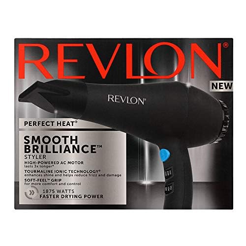 Revlon 1875W on bathroom vanity illustrating salon-style results at home