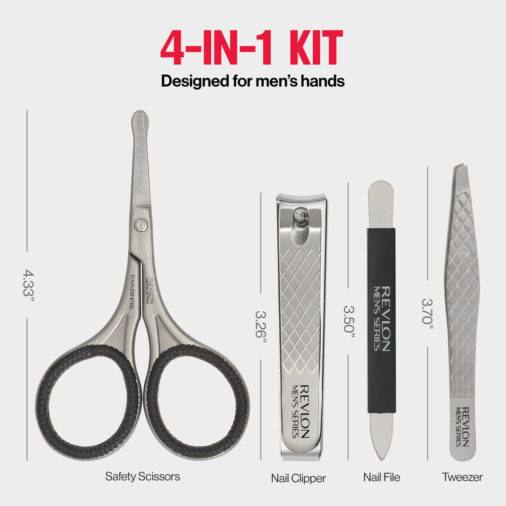 Revlon 3-in-1 nail file showing rounded cuticle pusher and pointed cleaner