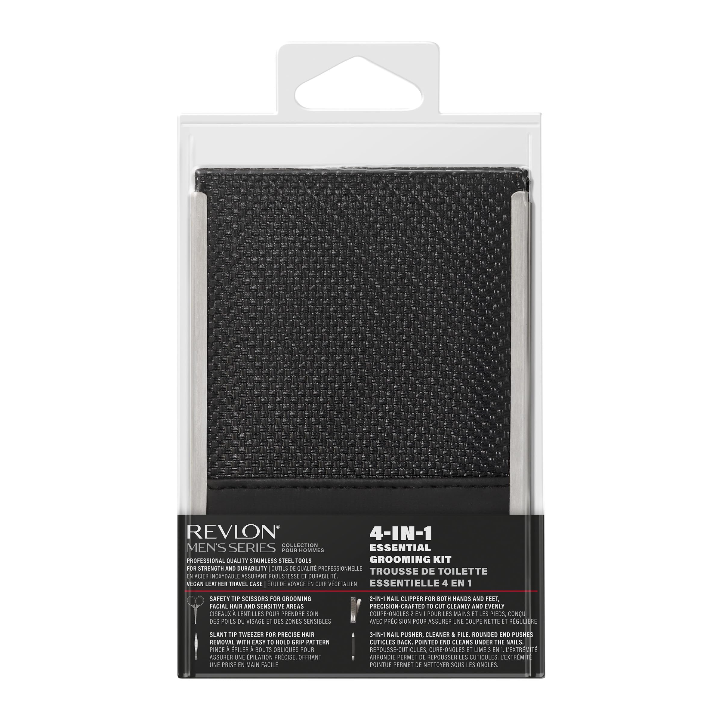 Revlon kit packed in a travel bag demonstrating compact convenience
