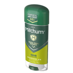 REVLON Mitchum being applied to underarm showing quick-dry convenience and no white marks