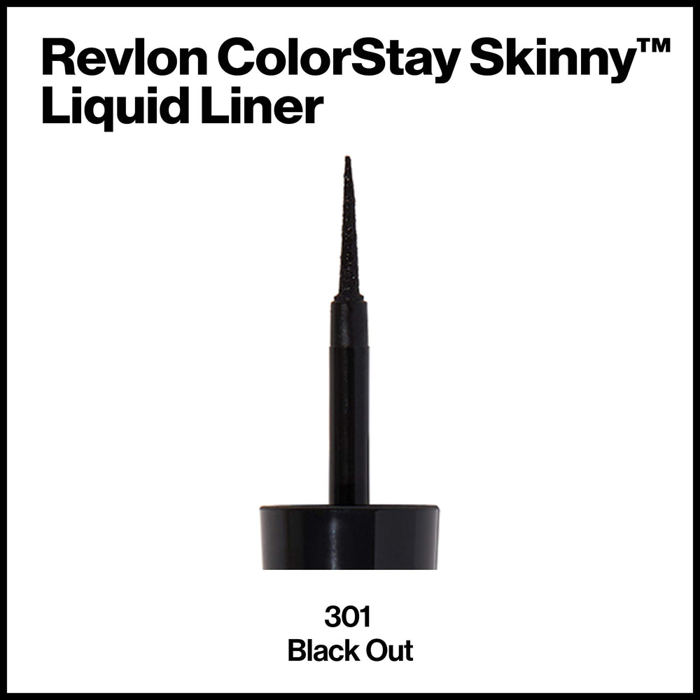 Revlon tightline demo on eyelid illustrating subtle lash enhancement