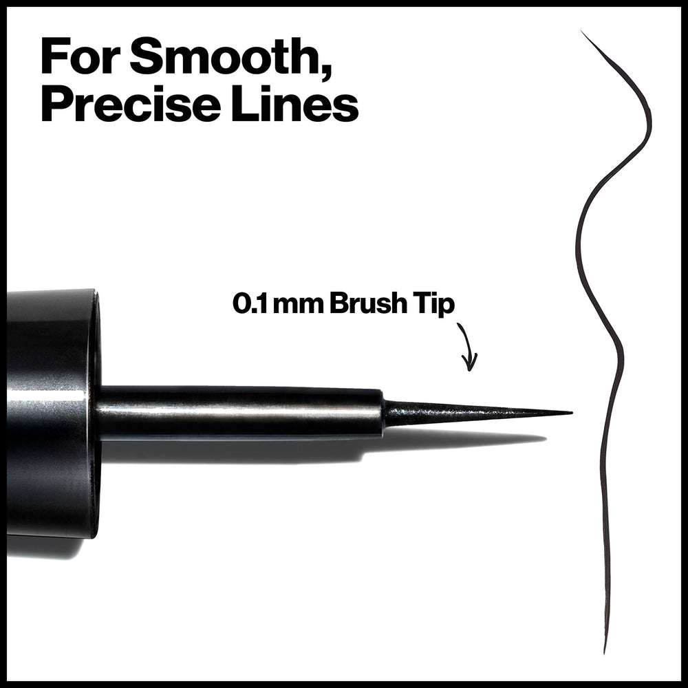 Revlon paired with mascara showing enhanced lash definition and drama