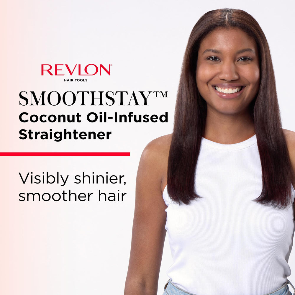 REVLON SmoothStay close-up of triple-coated coconut oil infused plates for reduced friction