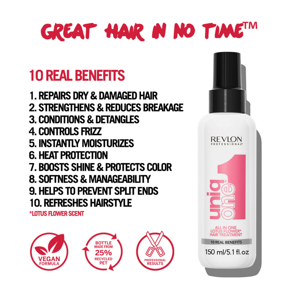 Revlon Professional fine mist texture closeup demonstrating lightweight conditioning feel