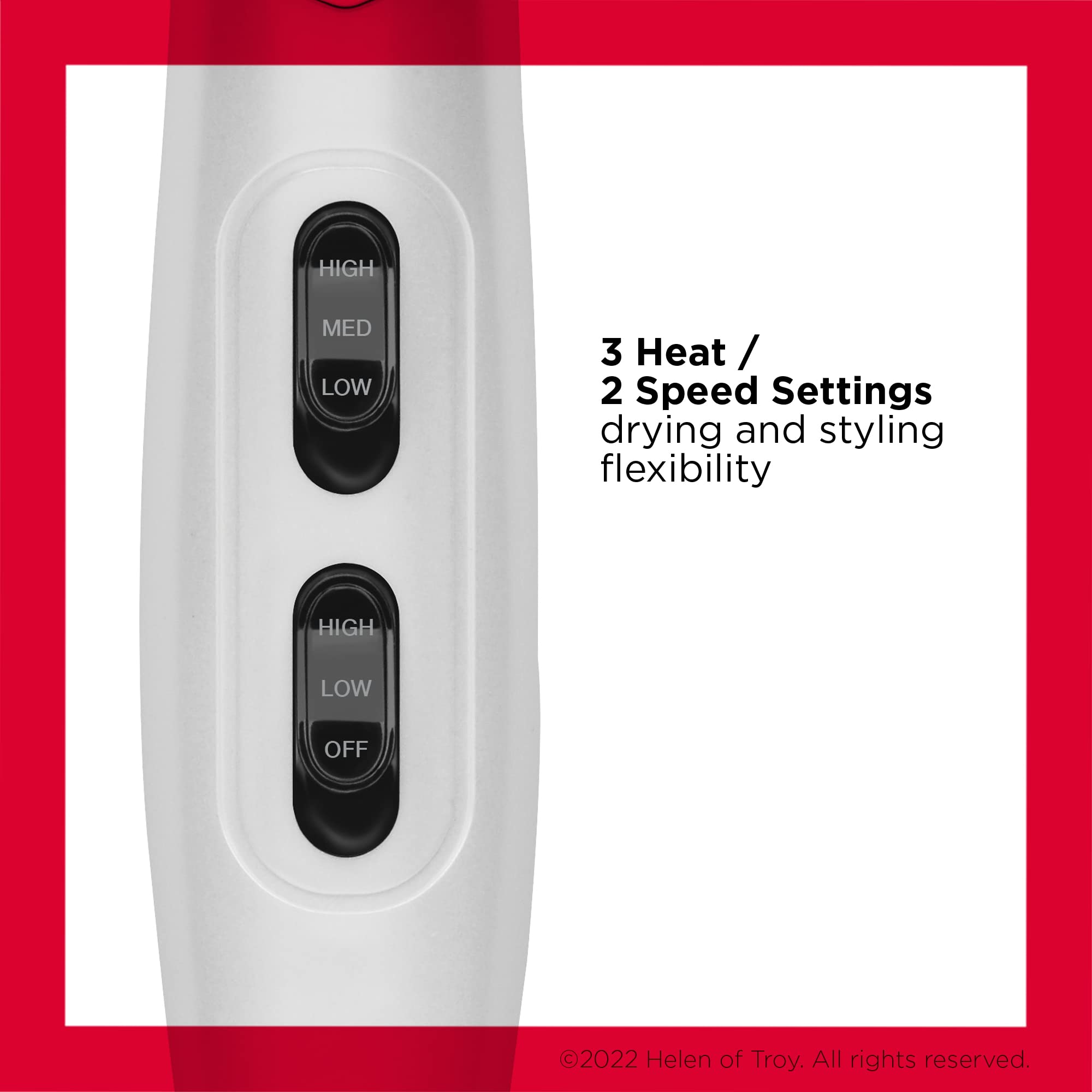 REVLON concentrator nozzle attachment for targeted styling and smoother sections