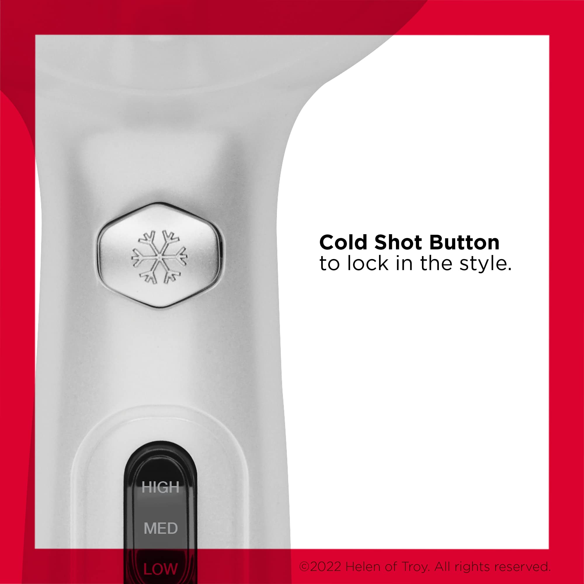 REVLON triple ceramic coating close-up for even heat distribution and reduced frizz