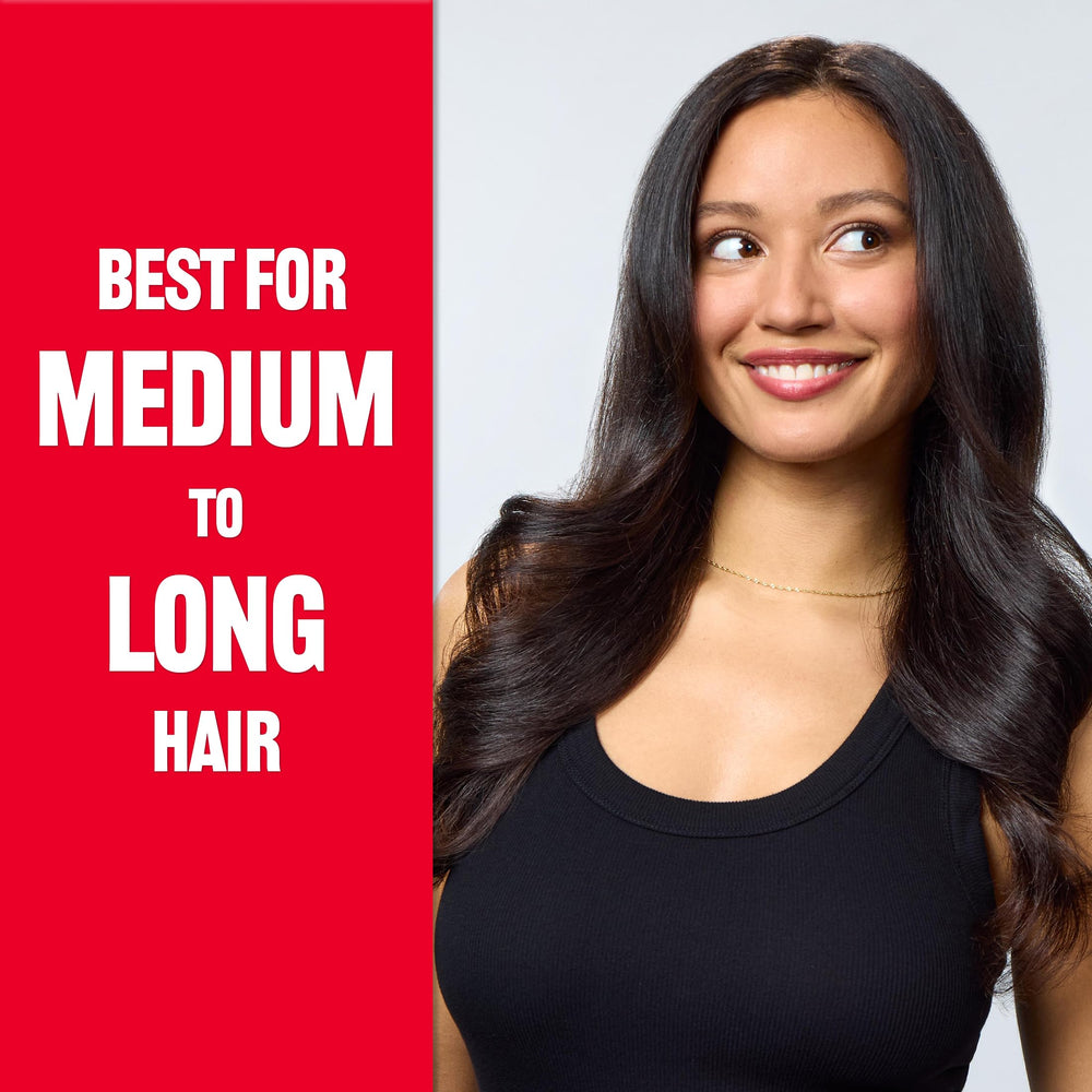 REVLON in-use drying and volumizing long hair to create a brushed blowout