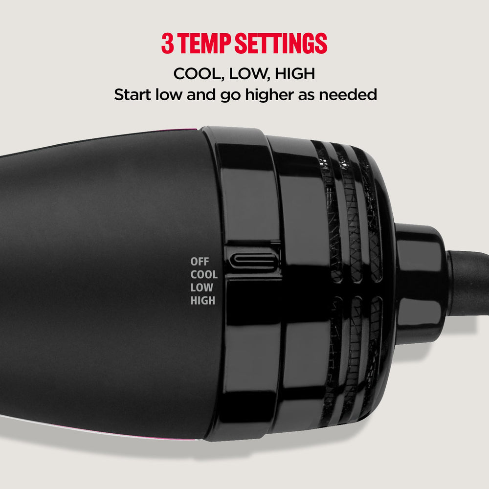 REVLON lifestyle image on bathroom counter illustrating everyday styling ease