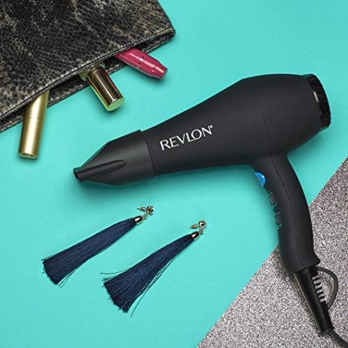 Revlon dryer with finger diffuser attached for added volume and definition