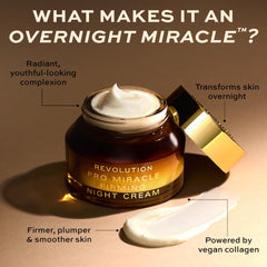 Revolution Beauty London open jar revealing creamy formula for plumping