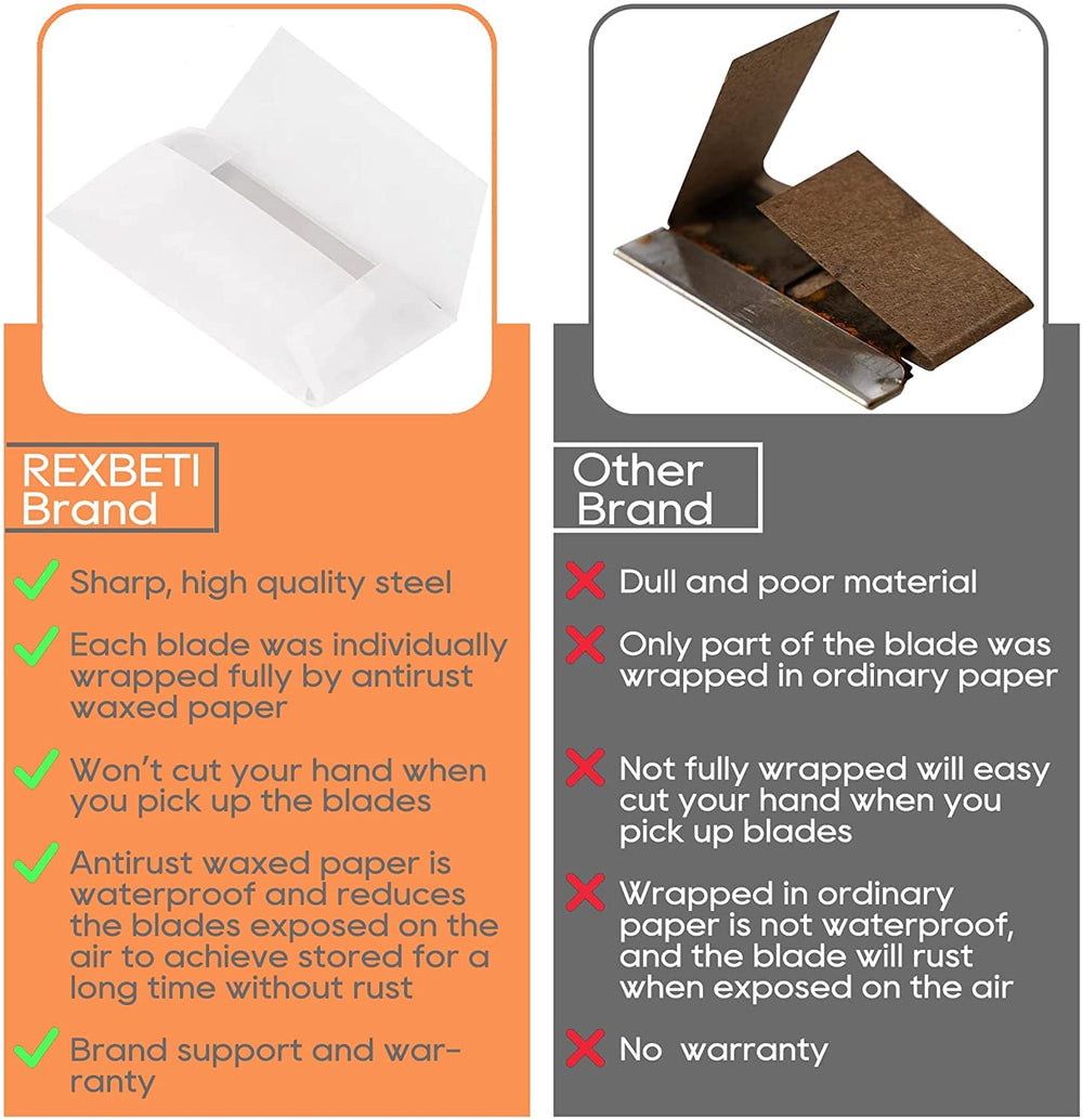 REXBETI cutting cardboard package demonstrating reliable box cutting
