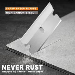 REXBETI individual wrapped blade demonstrating rust protection and safety