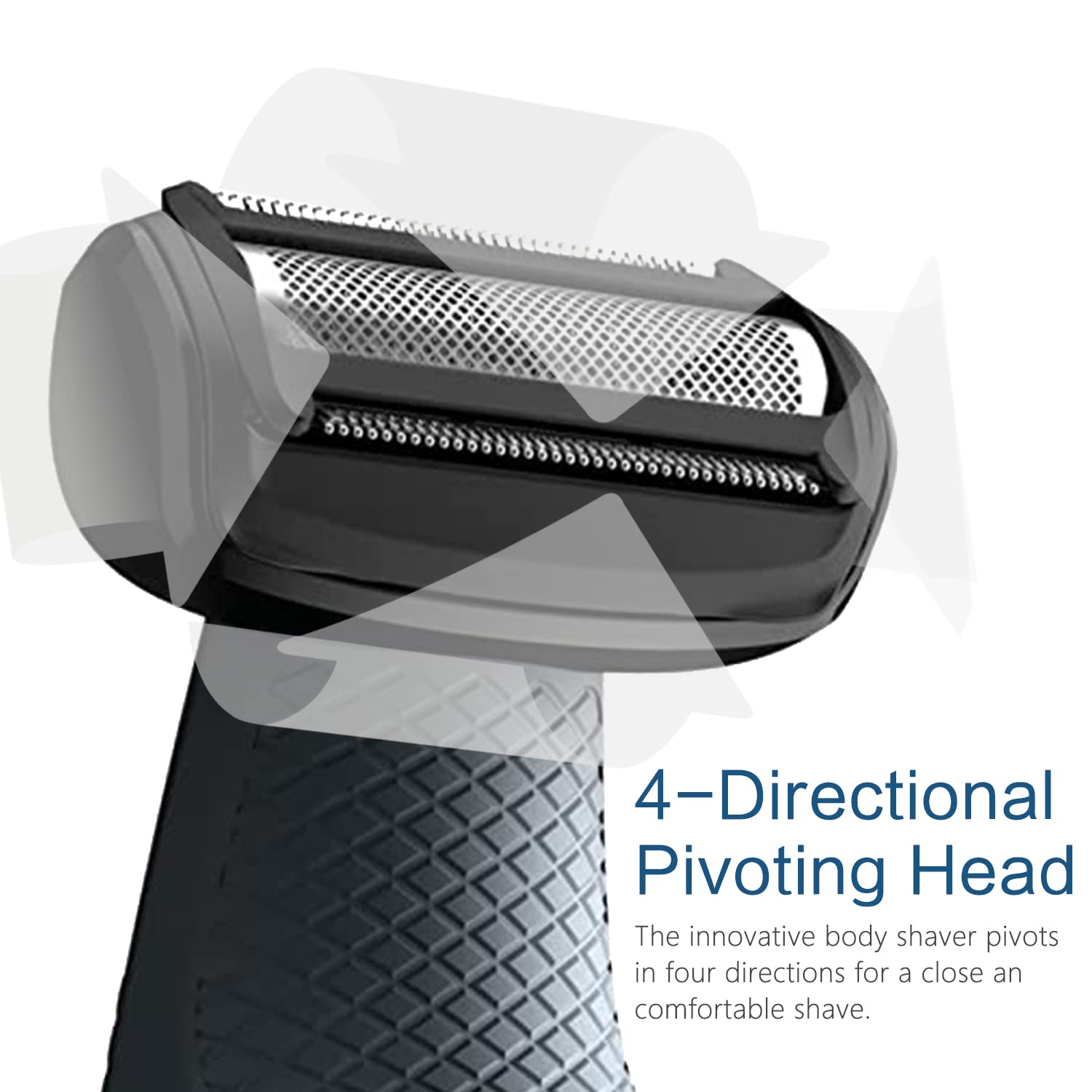 RF RollingFit heads next to a ruler showing compact size and easy storage benefit