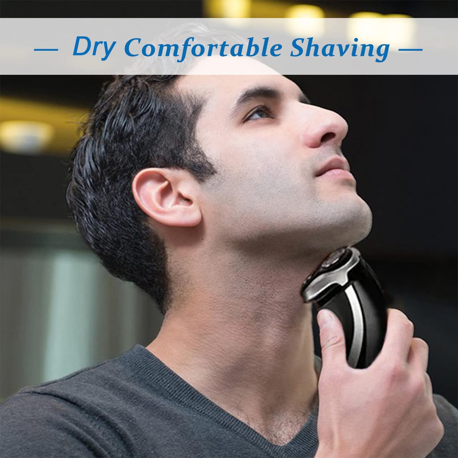 RF RollingFit heads installed in a compatible Philips Norelco shaver for restored performance