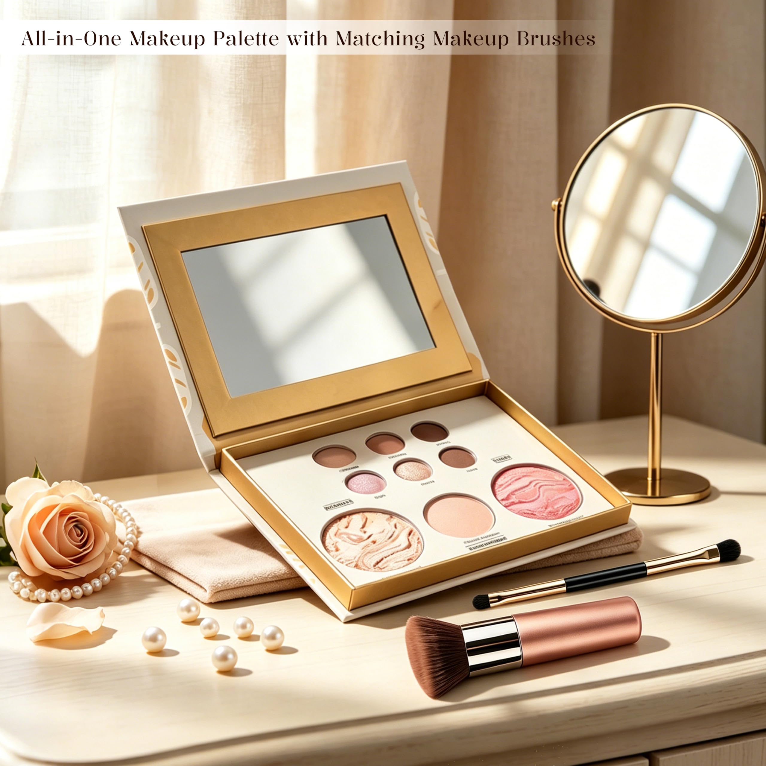 RFENLY compact inside a handbag, portable full-face solution for on-the-go