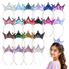 Rhoxshy front view showing colorful crown headbands and vibrant party appeal