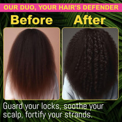 Rida Hair Research Institute shampoo and conditioner in a bathroom for routine use