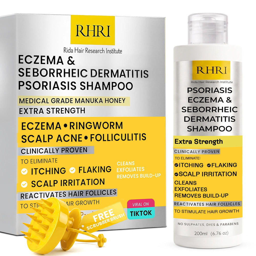 Rida Hair Research Institute front label showing product name and benefits