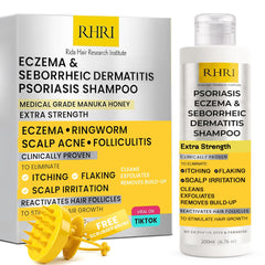 Rida Hair Research Institute front label showing product name and benefits