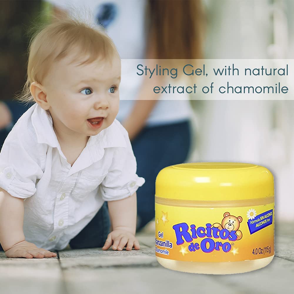 Ricitos de Oro styled child's hair in lifestyle scene showing soft defined look