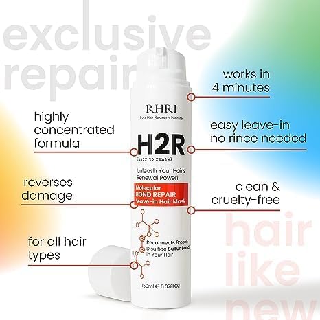 Rida Hair Research Institute applied during styling to smooth frizz and add shine